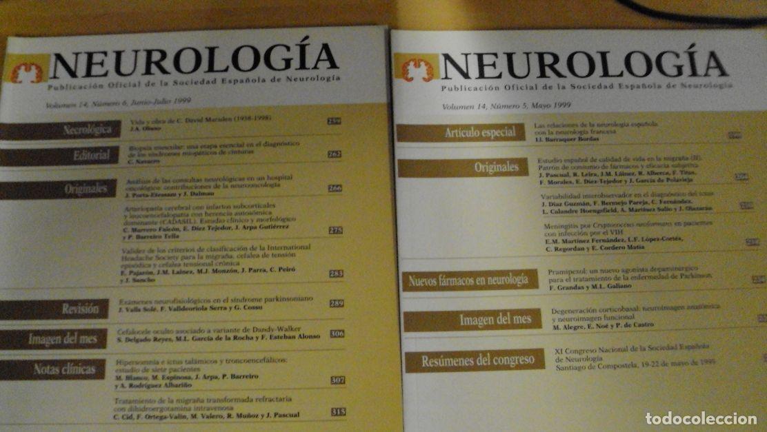 Libros: NEUROLOG&Iacute;A. Vol 14 (6) (5) - Foto 1