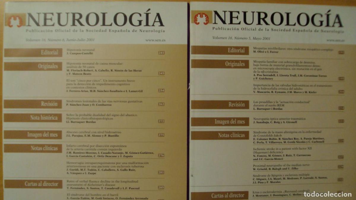 Libros: NEUROLOG&Iacute;A. Vol 26 (5) (6) - Foto 1