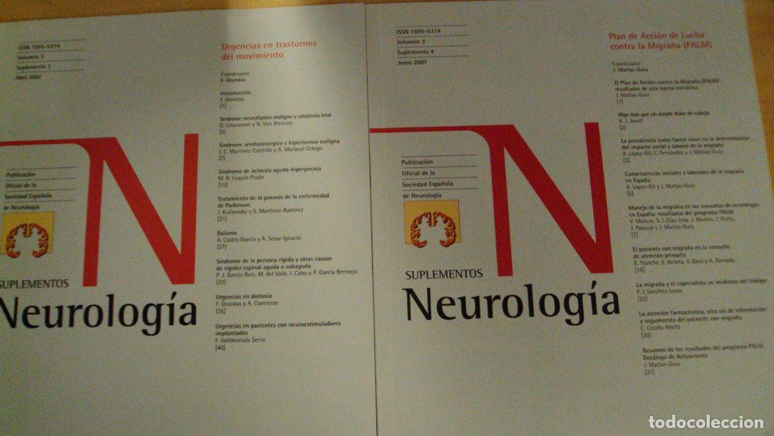 Libros: NEUROLOG&Iacute;A. Vol 3 SUPLEMENTOS (3) (4) - Foto 1