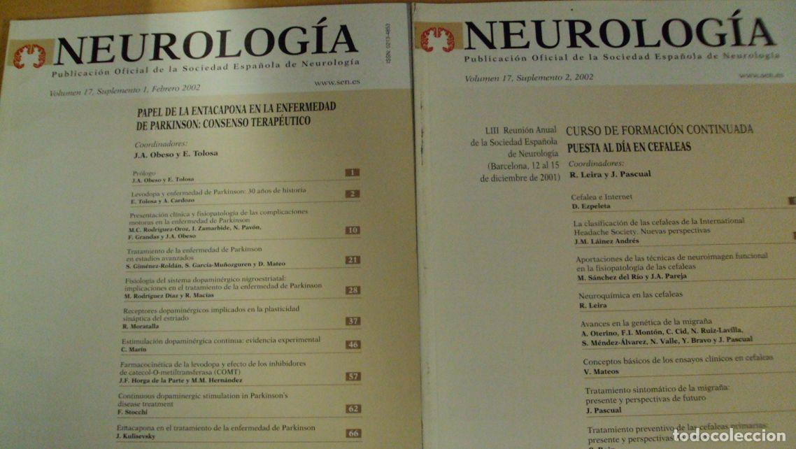 Libros: NEUROLOG&Iacute;A. Vol 17 SUPLEMENTO (1) (2) - Foto 1