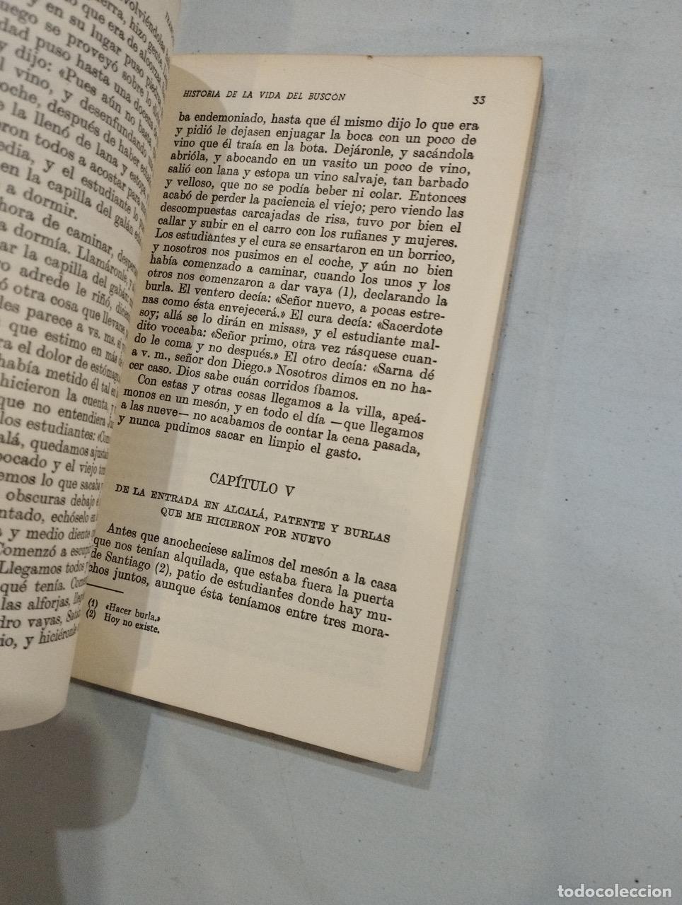 Libros: Francisco de Quevedo - Historia de la vida del Busc&oacute;n - Foto 3