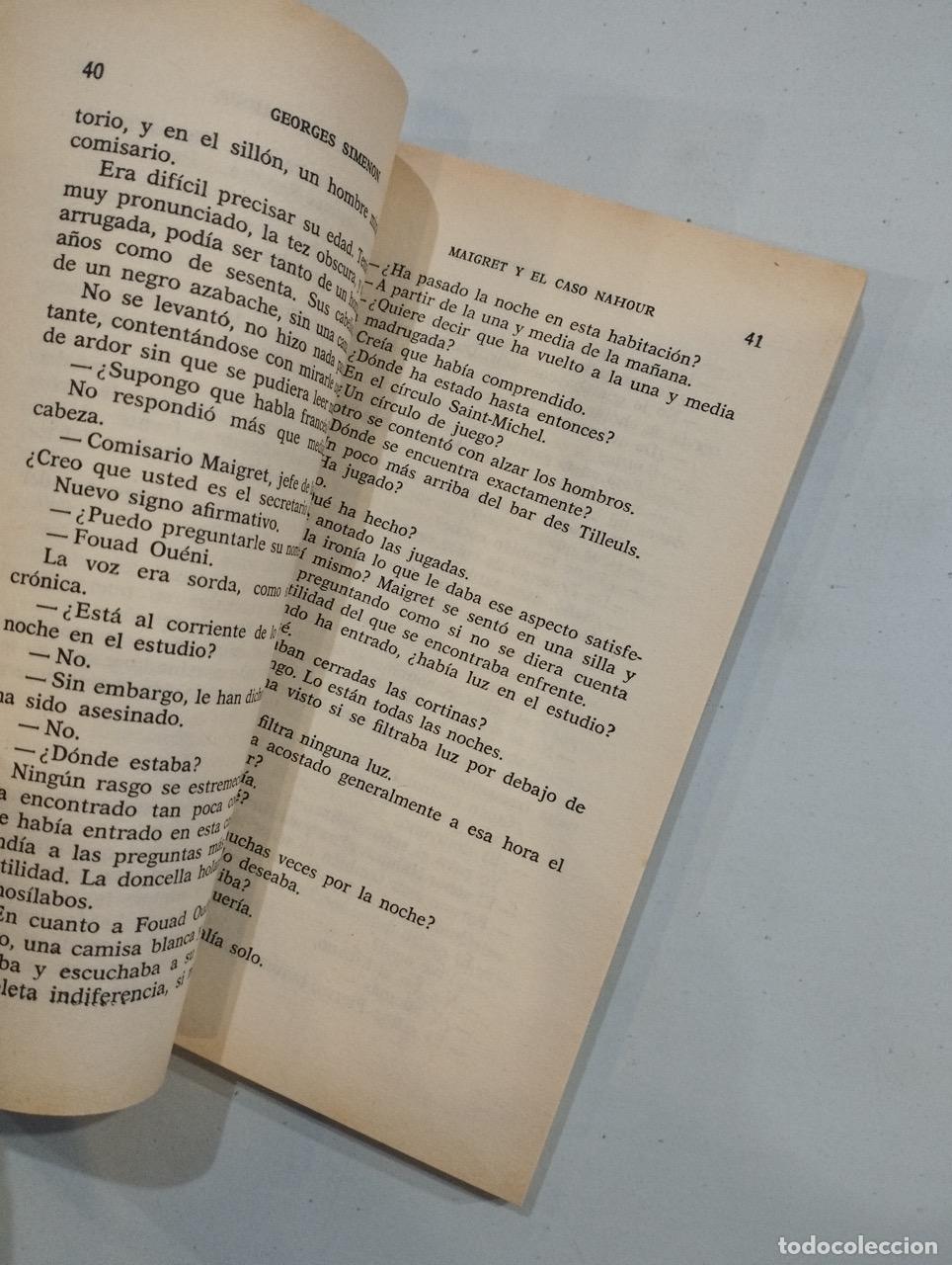 Libros: Georges Simenon - Maigret y el caso Nahour - Foto 3