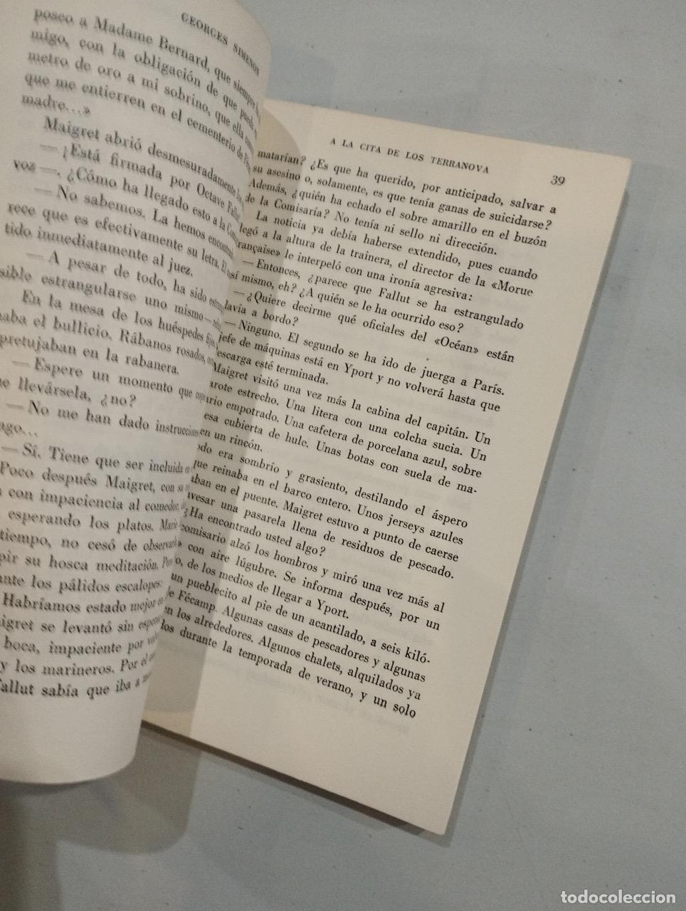 Libros: Simenon - A la cita de los Terranovas - Foto 3