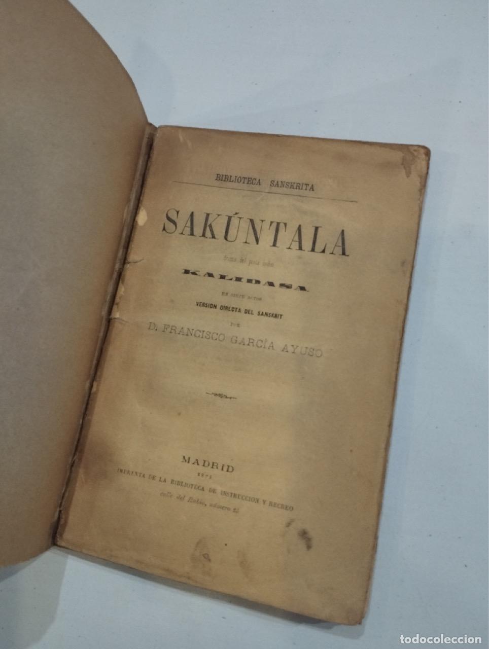 Libros: Kalidasa - Sak&uacute;ntala - Foto 1