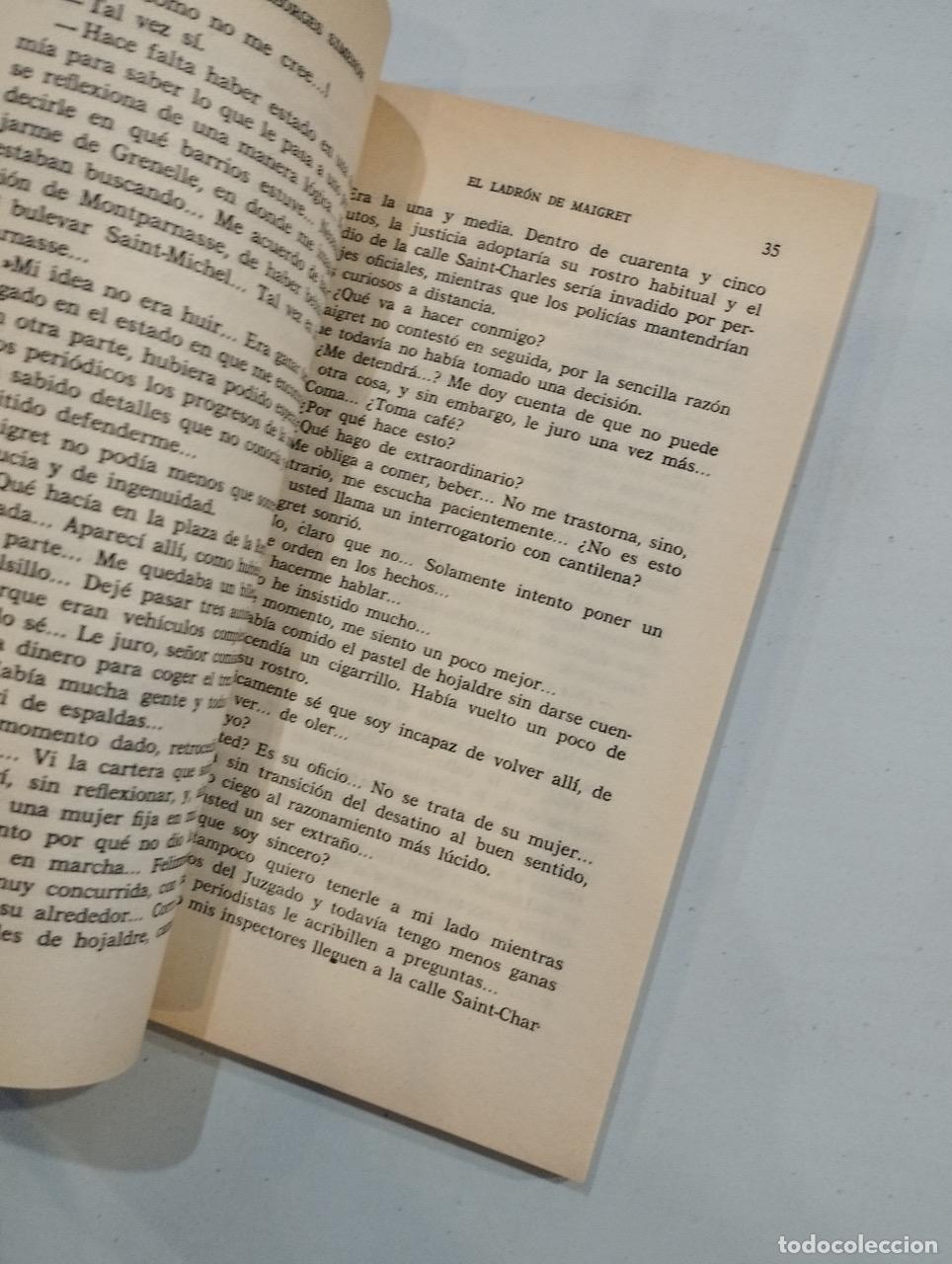 Libros: Georges Simenon - El ladr&oacute;n de Maigret - Foto 3