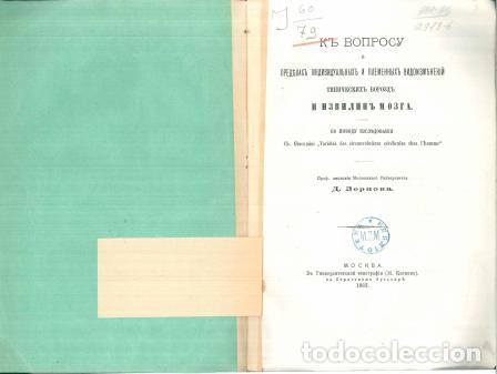 Libros: In relation to the limits of individual and tribal variation of typical brain fu - Zernov Dmitrii Ni