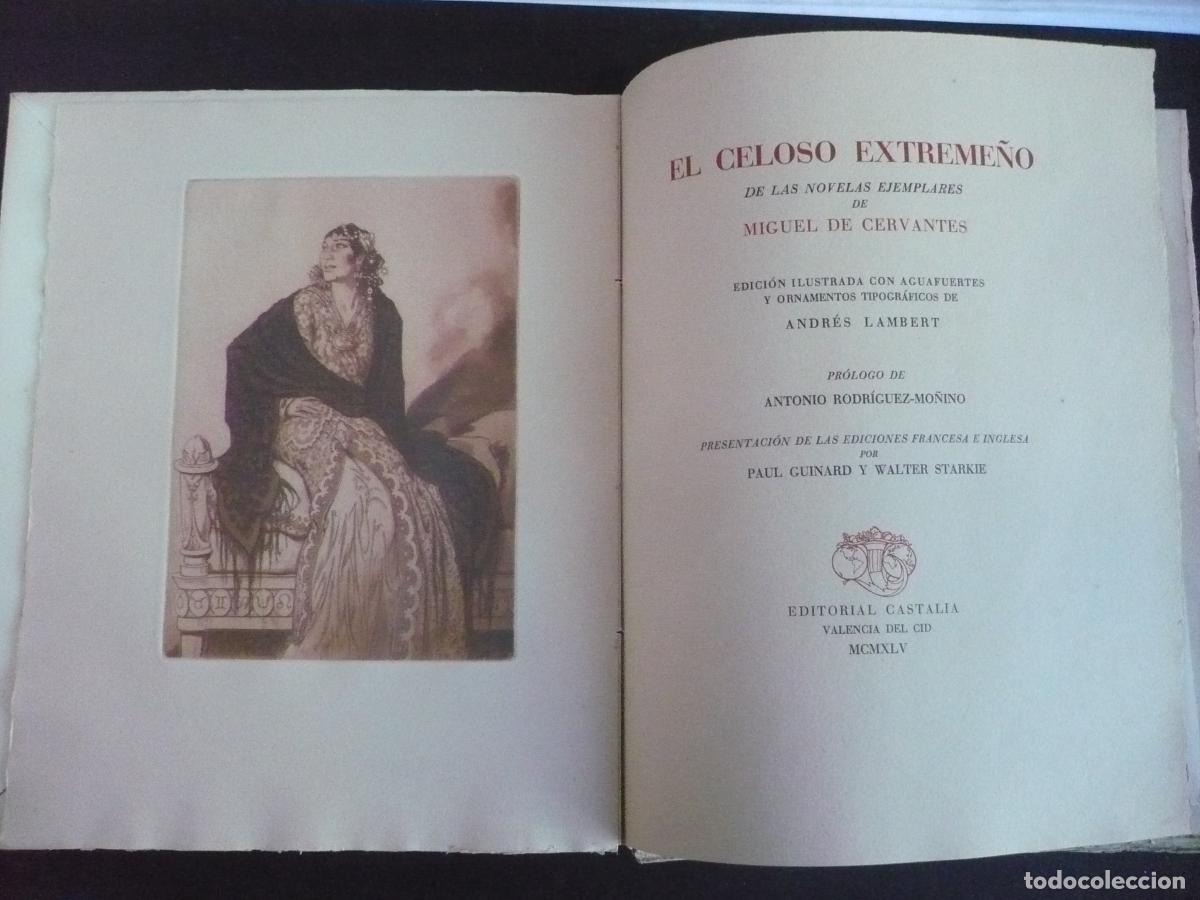 Libros: EL CELOSO EXTREME&Ntilde;O. - CERVANTES, MIGUEL DE. - Foto 6