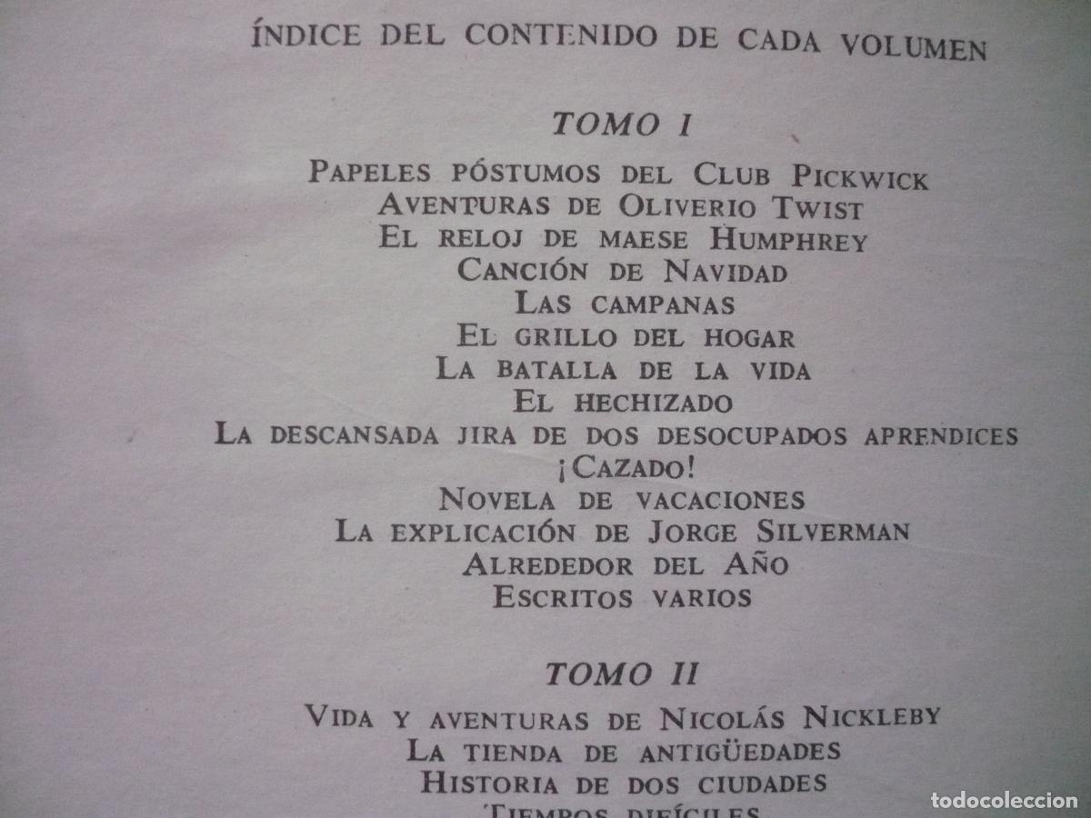 Libros: OBRAS COMPLETAS. Tomo I. - DICKENS, CHARLES. - Foto 3