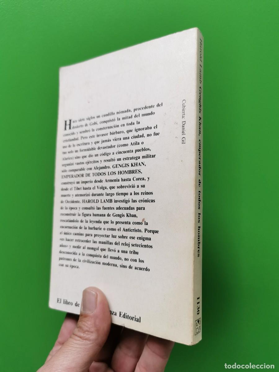 Libros: GENGHIS KHAN. LAMB, HAROLD. EDITORIAL ALIANZA. - Foto 2