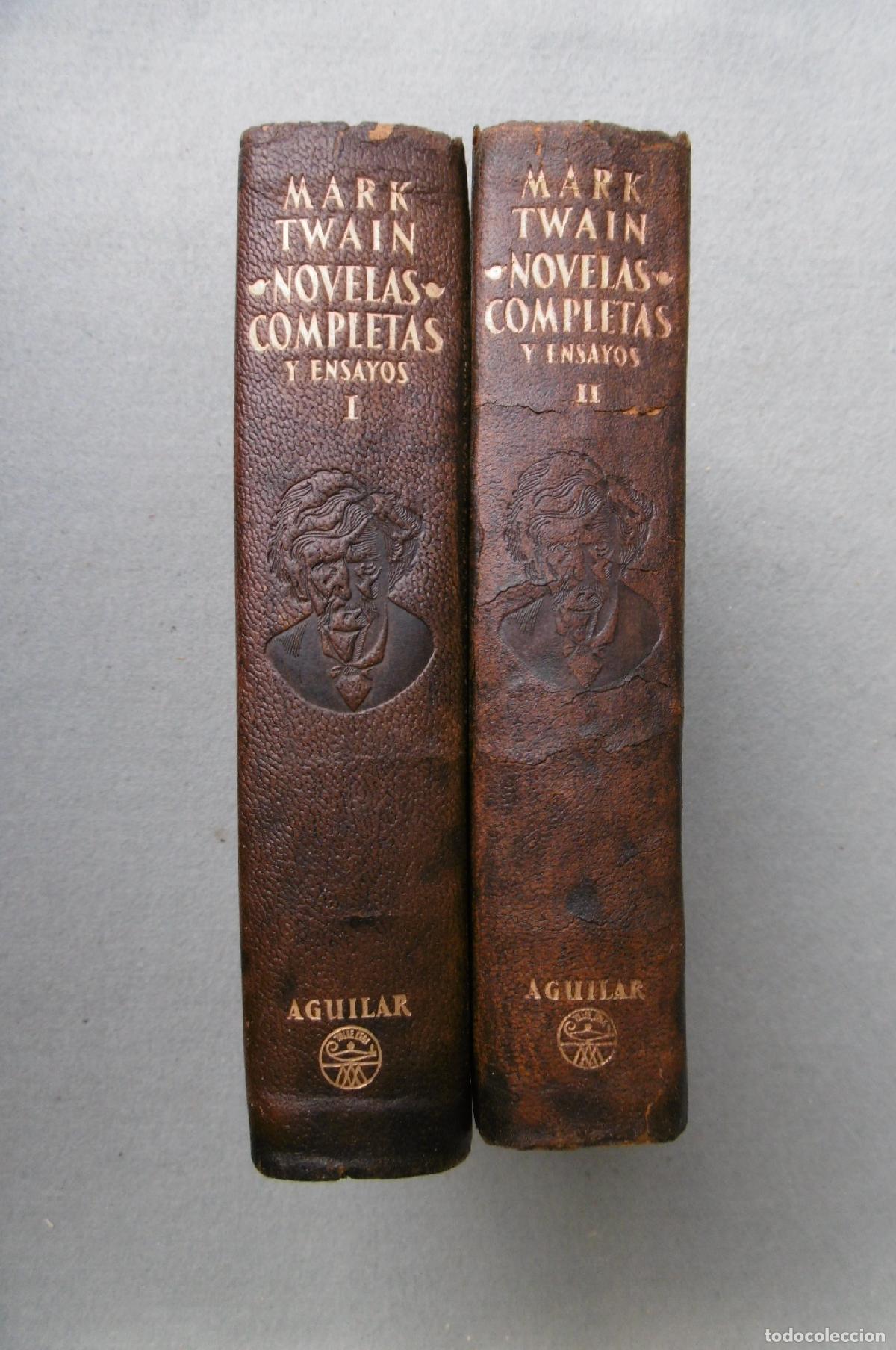 Libros: NOVELAS COMPLETAS Y ENSAYOS. Tomos I y II. - TWAIN, MARK. - Foto 1