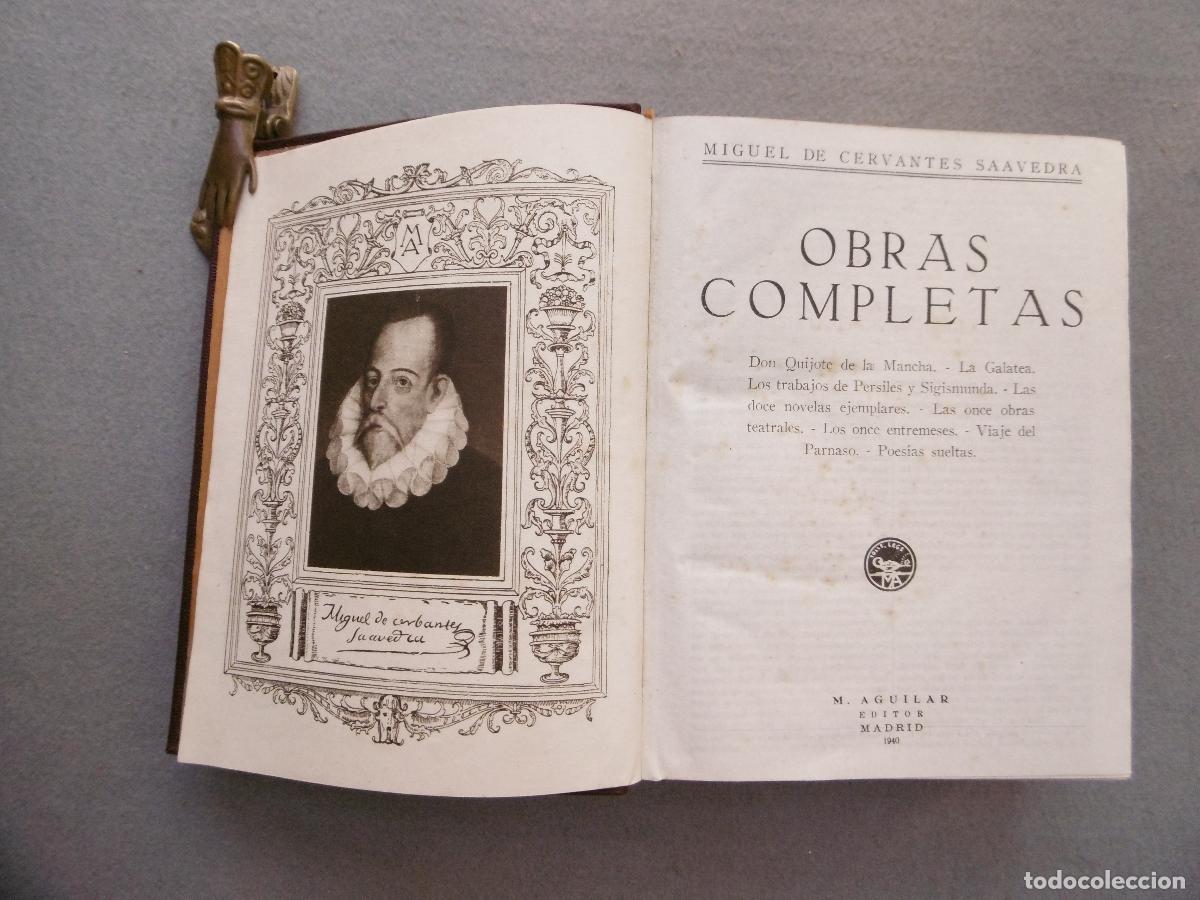 Libros: OBRAS COMPLETAS. - CERVANTES SAAVEDRA, MIGUEL DE. - Foto 4