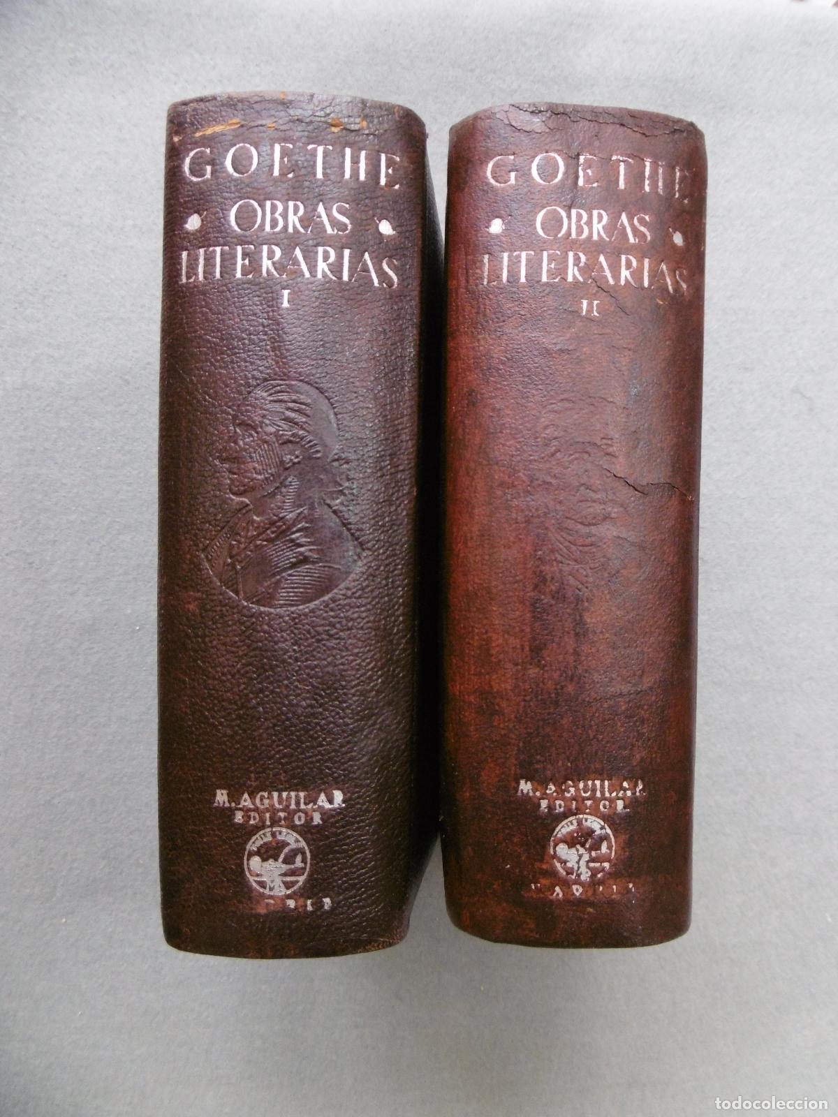 Libros: OBRAS LITERARIAS. Tomos I y II. - GOETHE, J. W. - Foto 1