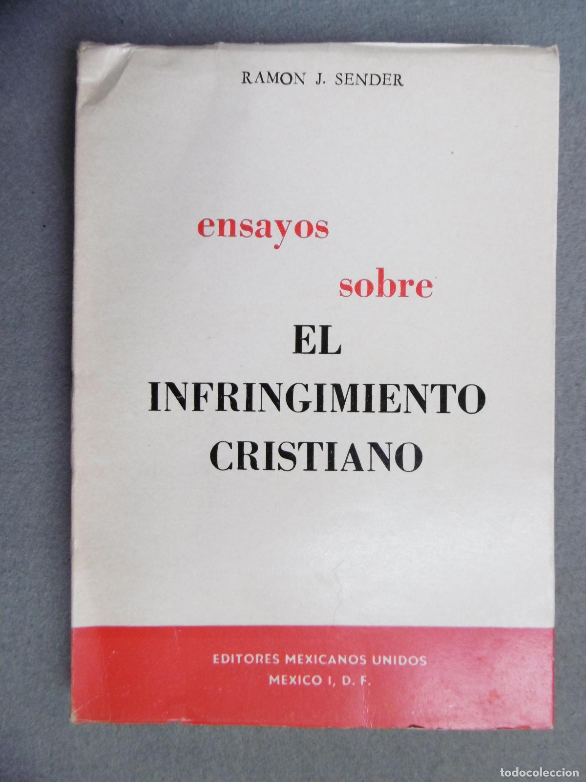 Libros: ENSAYOS SOBRE EL INFRINGIMIENTO CRISTIANO. - SENDER, RAM&Oacute;N J. - Foto 1