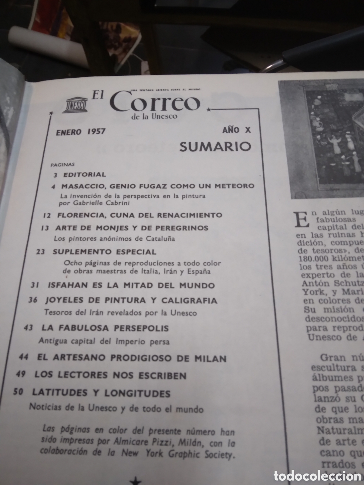 Libros: El correo de la Unesco, enero 1957 - Foto 4
