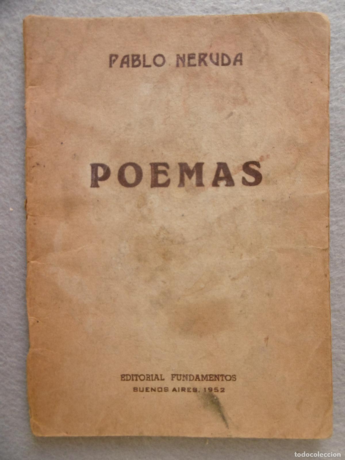 Libros: POEMAS. 1&ordf; edici&oacute;n. - NERUDA, PABLO. - Foto 3