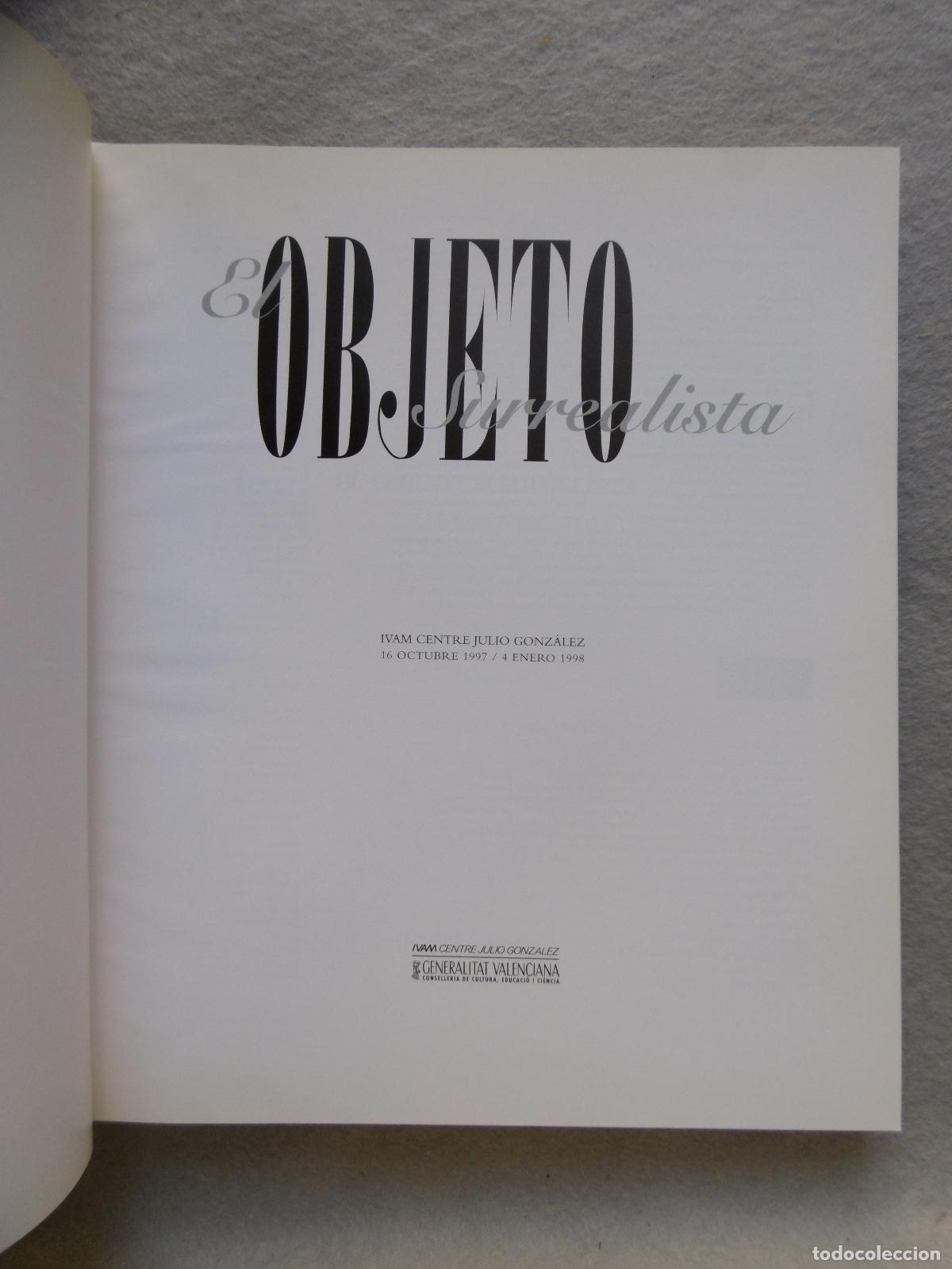 Libros: EL OBJETO SURREALISTA. Cat&aacute;logo. - Foto 7