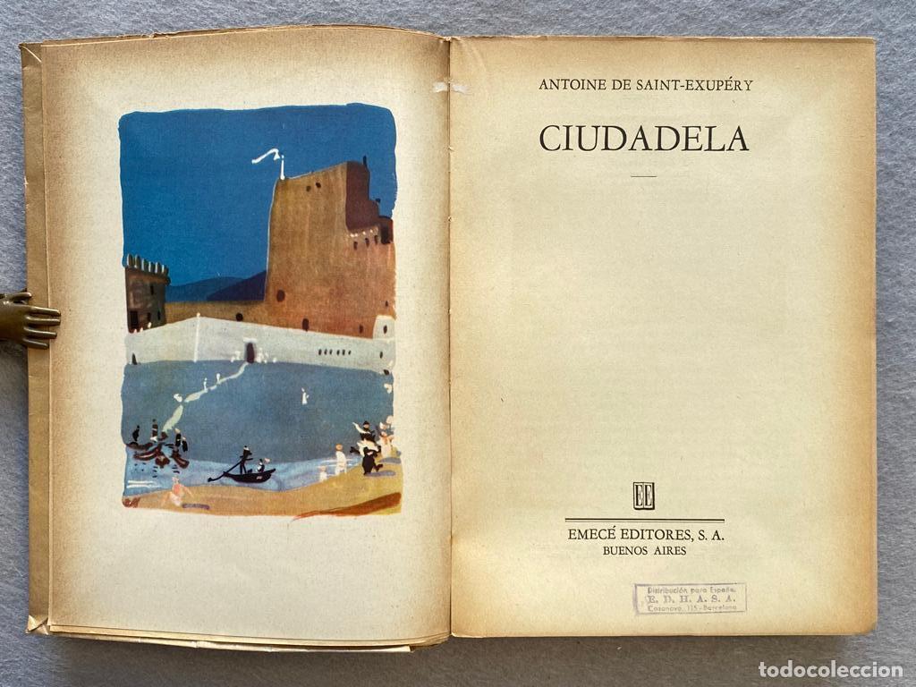 Libros: CIUDADELA. - SAINT-EXUP&Eacute;RY, ANTOINE DE. - Foto 4