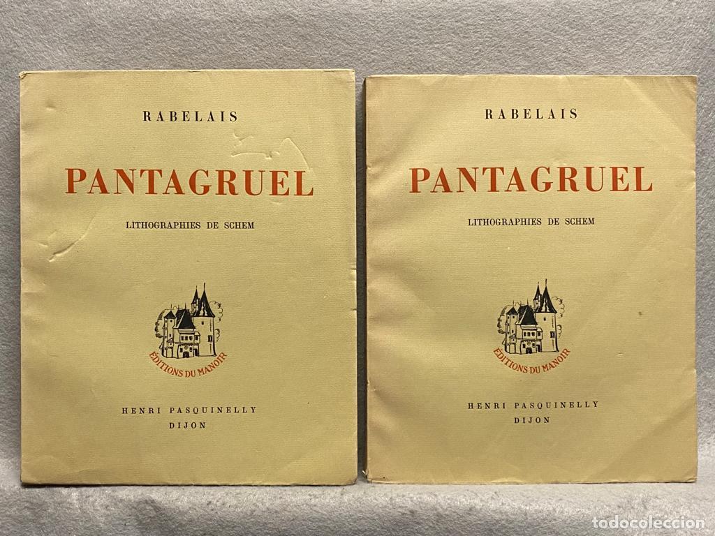 Libros: PANTAGRUEL. Lithographies de Schem. 2 vol. - RABELAIS. - Foto 10