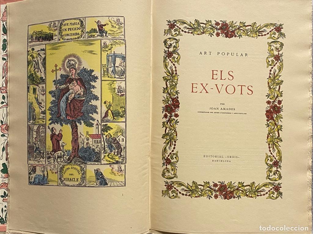 Libros: ELS EX-VOTS. - AMADES, JOAN. - Foto 23