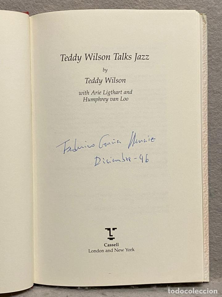 Libros: TEDDY WILSON TALKS JAZZ. - WILSON, TEDDY. - Foto 2