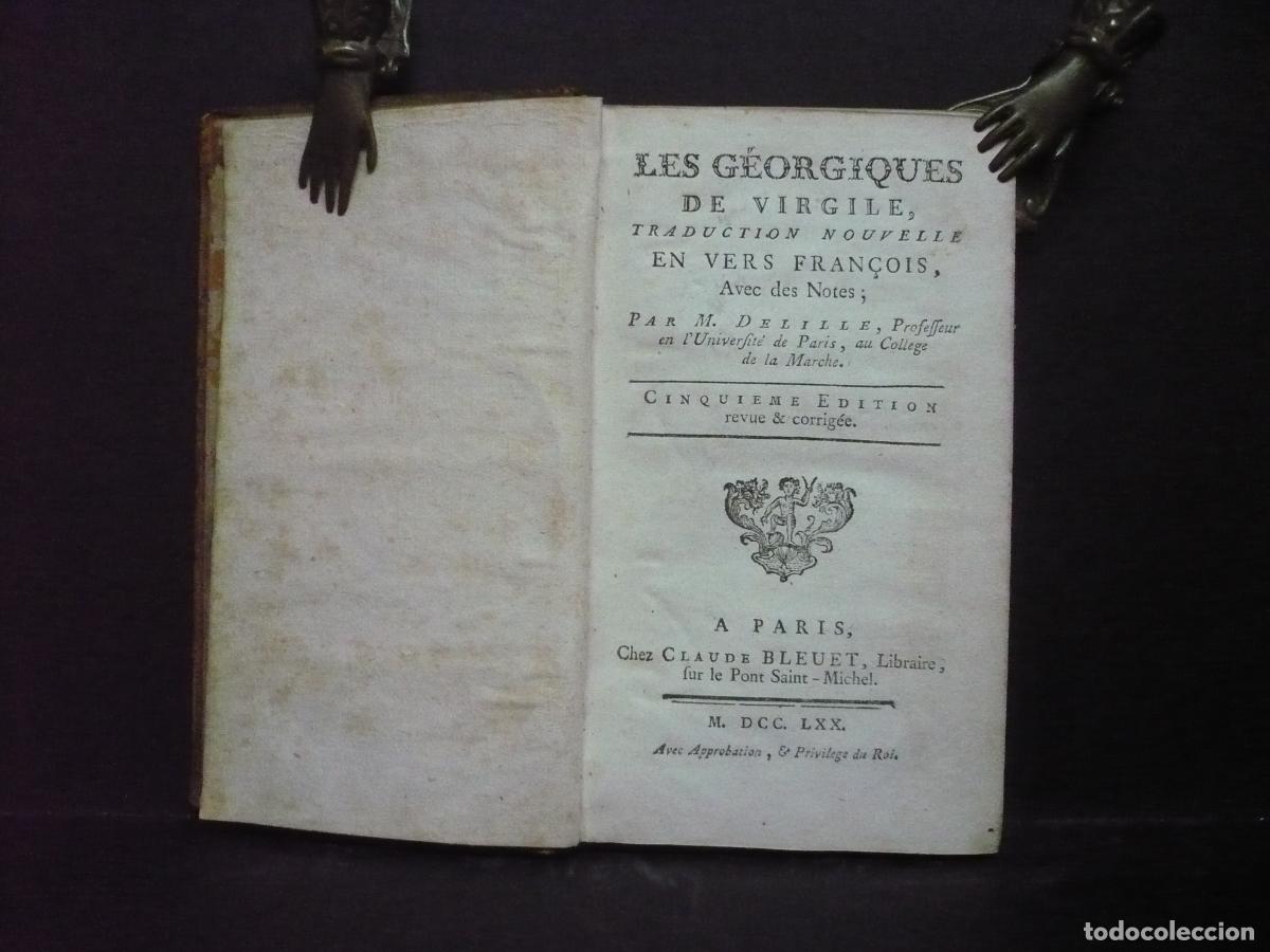 Libros: LES GEORGIQUES DE VIRGILE. - VIRGILIO. - Foto 2