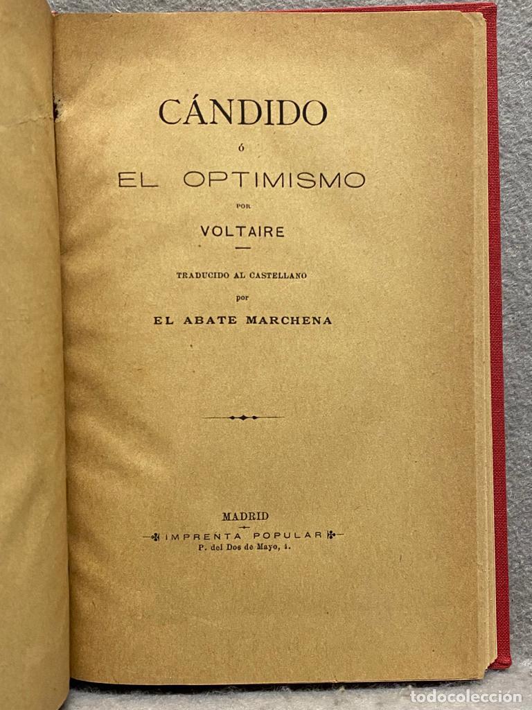 Libros: C&Aacute;NDIDO O EL OPTIMISMO. - VOLTAIRE. - Foto 5