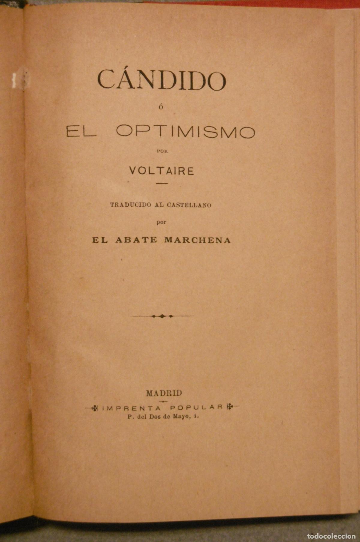 Libros: C&Aacute;NDIDO O EL OPTIMISMO. - VOLTAIRE. - Foto 7