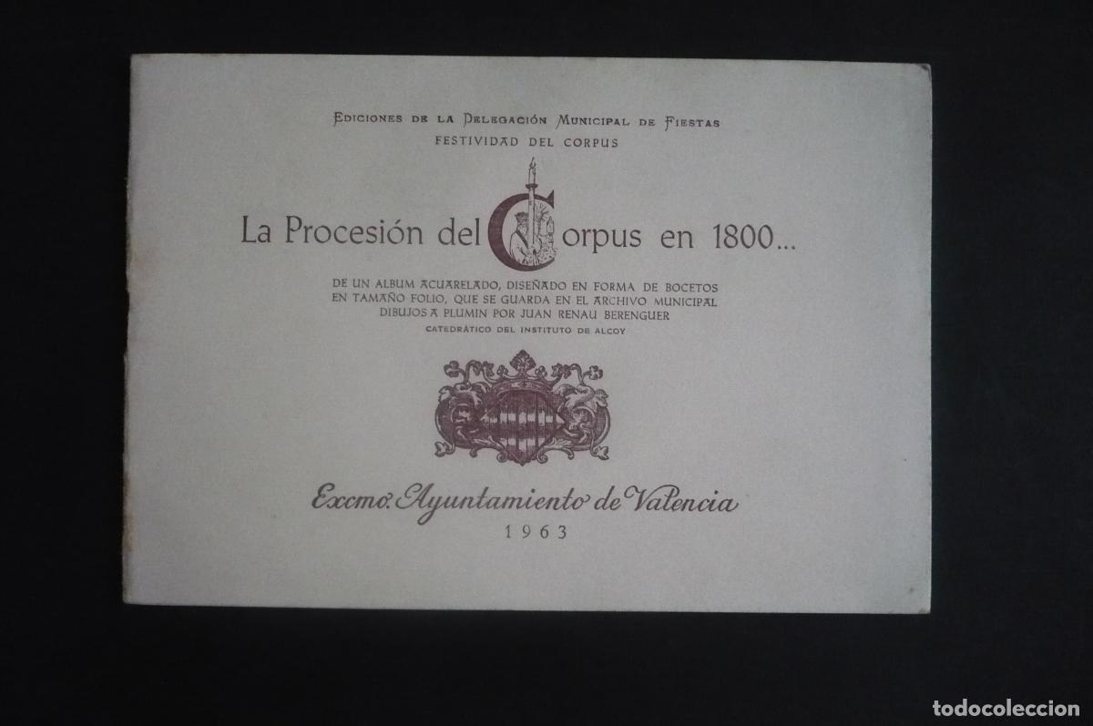 Libros: LA PROCESI&Oacute;N DEL CORPUS EN 1800... 1963. - Foto 2
