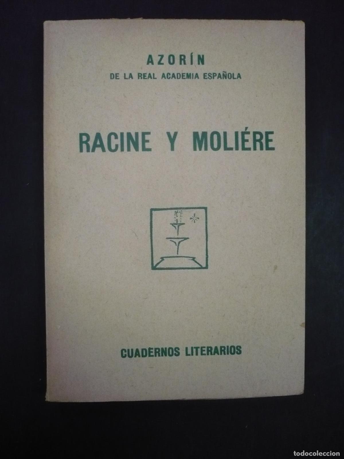 Libros: RACINE Y MOLI&Eacute;RE. - AZOR&Iacute;N. - Foto 2