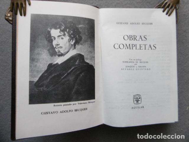 Libros: OBRAS COMPLETAS. Colecci&oacute;n Joya. - BECQUER, GUSTAVO ADOLFO. - Foto 2