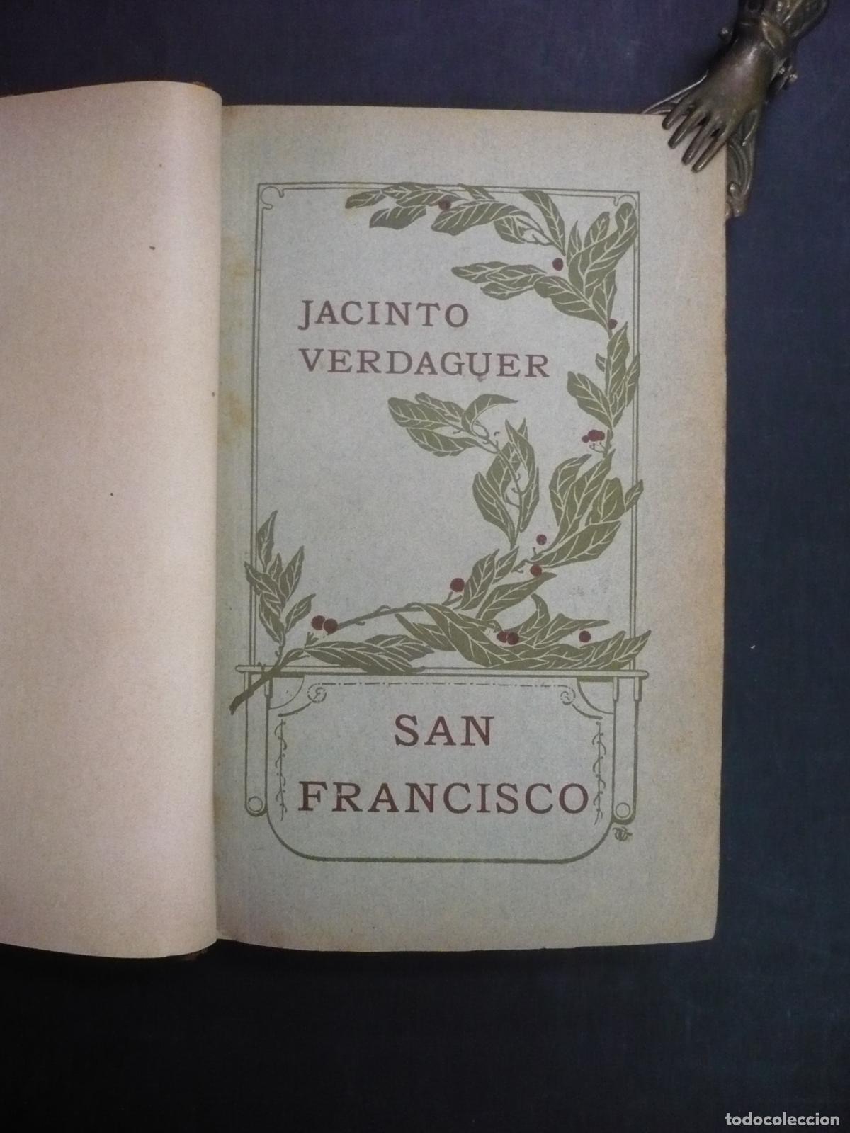 Libros: SAN FRANCISCO. - VERDAGUER, JACINTO. - Foto 6