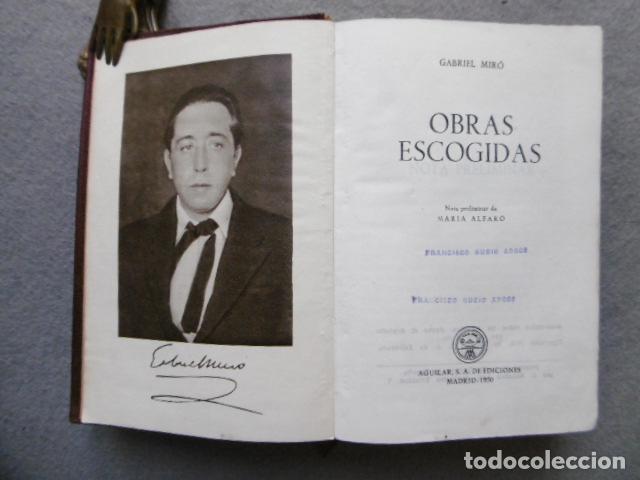 Libros: OBRAS ESCOGIDAS. Colecci&oacute;n Joya. - MIR&Oacute;, GABRIEL. - Foto 2