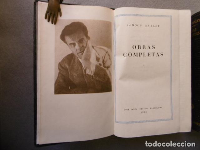 Libros: OBRAS COMPLETAS. Tomos I y II. - HUXLEY, ALDOUS. - Foto 2