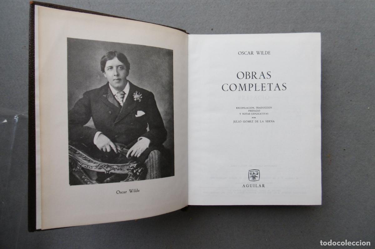 Libros: OBRAS COMPLETAS. - WILDE, OSCAR. - Foto 5