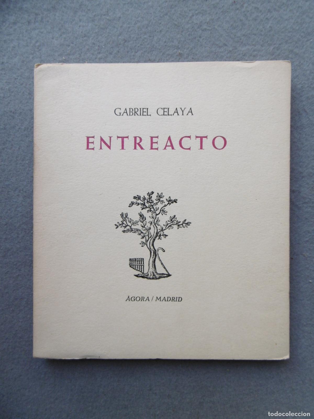 Libros: ENTREACTO. - CELAYA, GABRIEL. - Foto 1