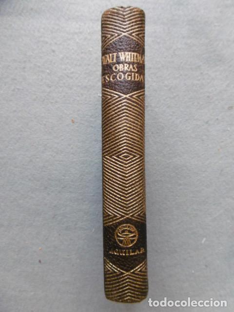 Libros: OBRAS ESCOGIDAS. Colecci&oacute;n Joya. - WHITMAN, WALT. - Foto 3