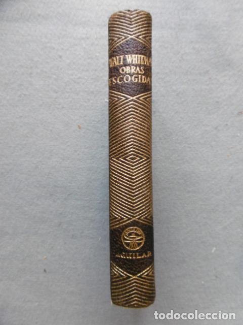 Libros: OBRAS ESCOGIDAS. Colecci&oacute;n Joya. - WHITMAN, WALT. - Foto 1