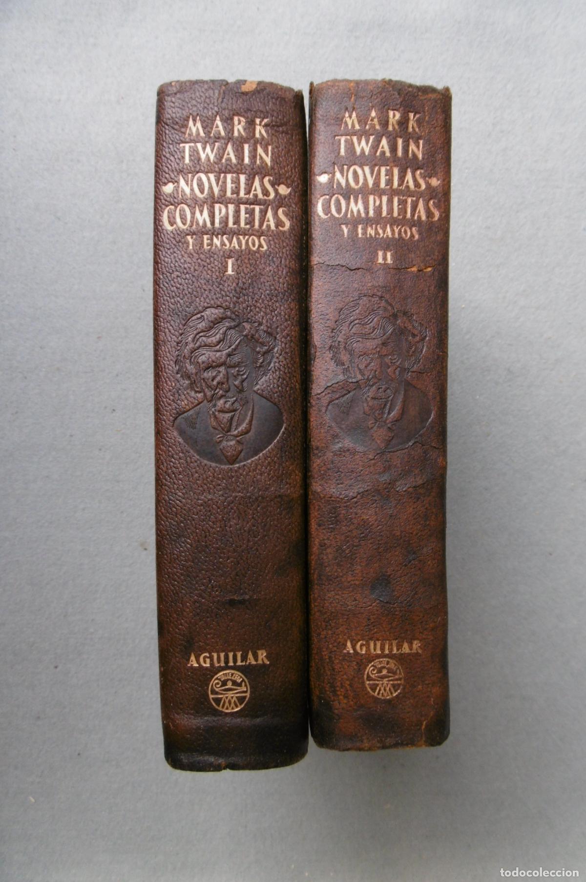 Libros: NOVELAS COMPLETAS Y ENSAYOS. Tomos I y II. - TWAIN, MARK. - Foto 4