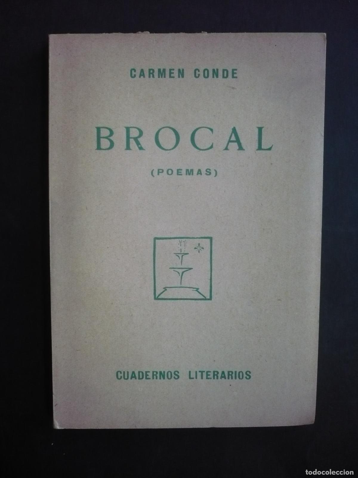 Libros: BROCAL. (Poemas). - CONDE, CARMEN. - Foto 2