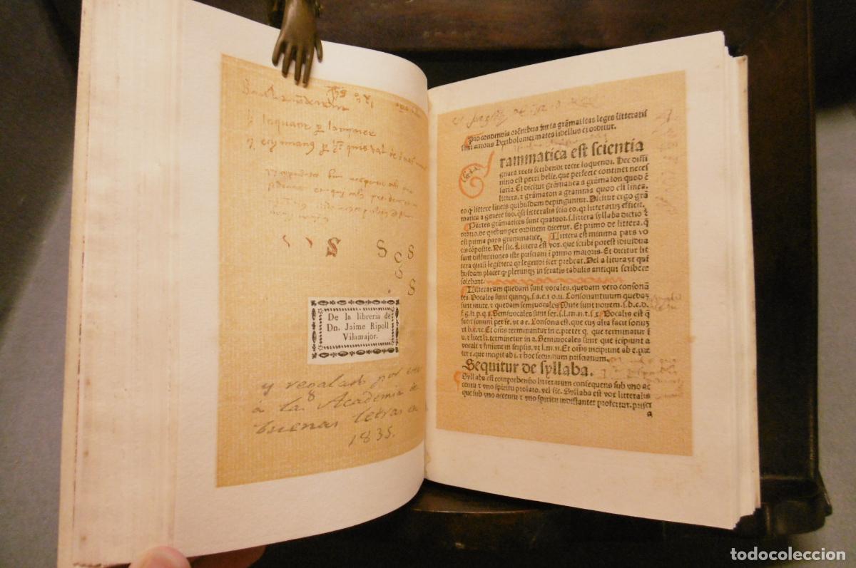 Libros: GRAM&Agrave;TICA. Facs&iacute;mil de la gram&agrave;tica den Mates, estampada a Barcelona ab la data de lany 1468 y not - Foto 8