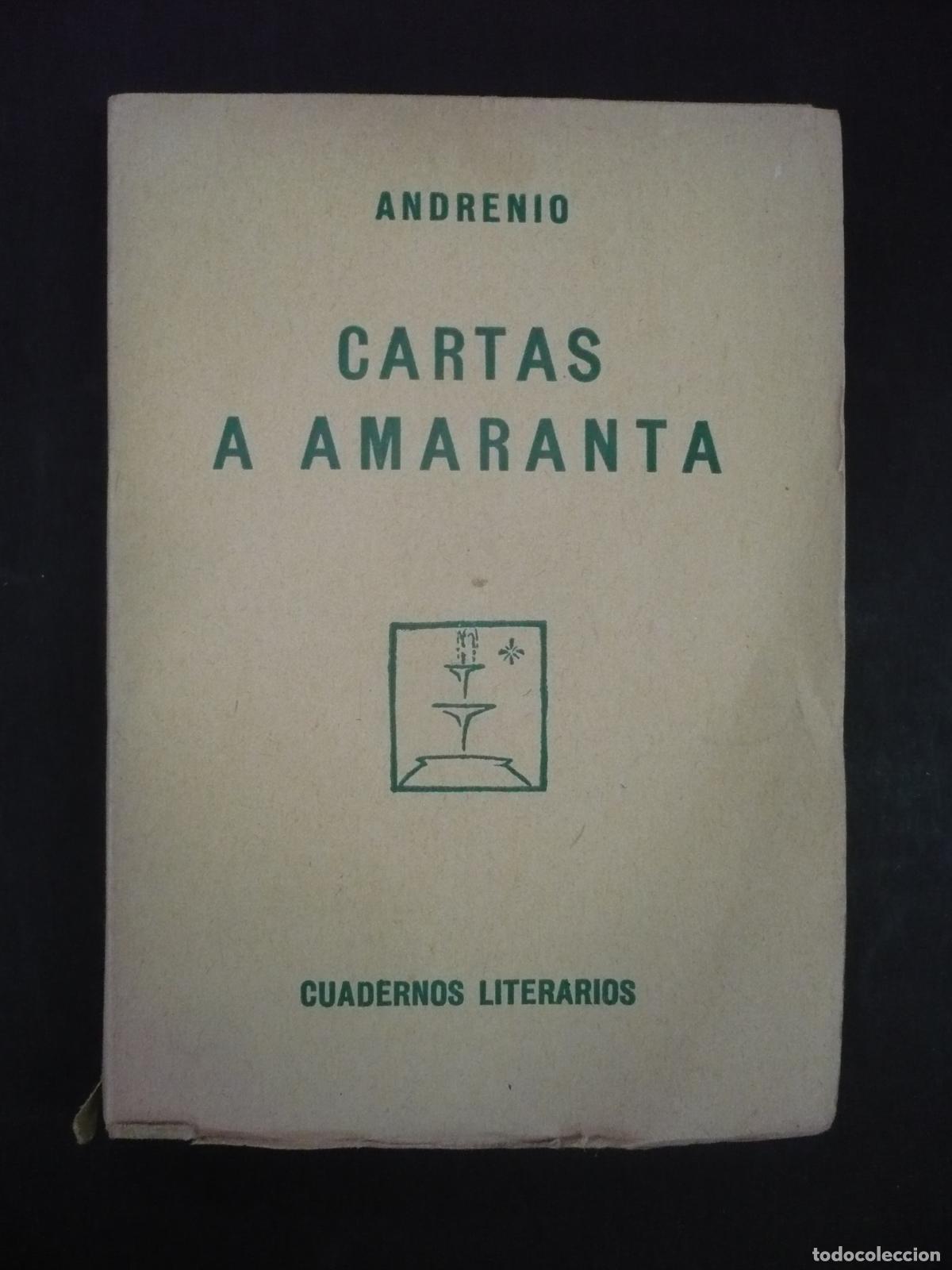 Libros: CARTAS A AMARANTA. - ANDREINO. - Foto 2
