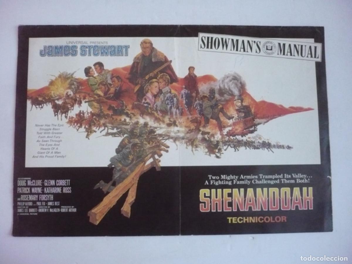 Libros: SHOWMANS MANUAL. SHENANDOAH Technicolor. James Stewart. - Foto 2