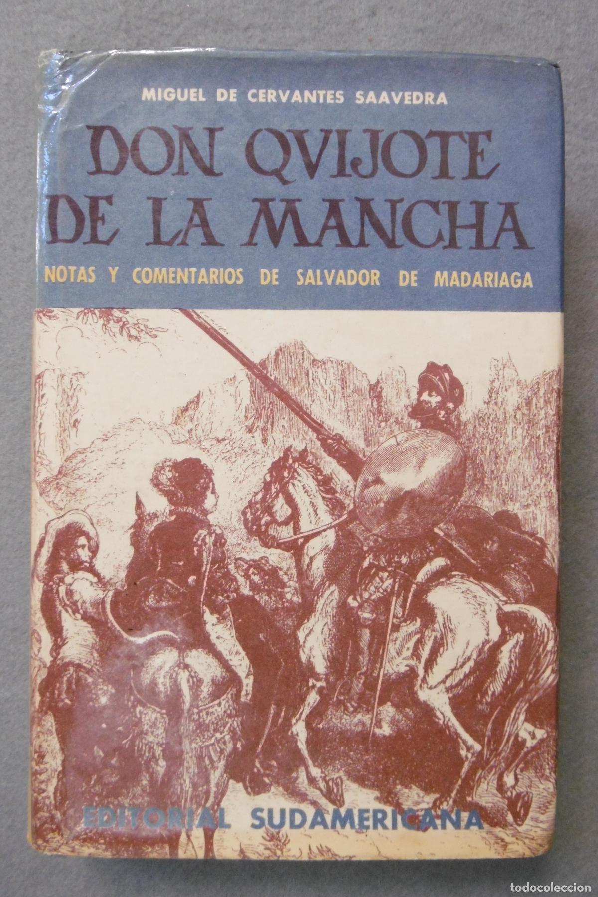 Libros: DON QUIJOTE DE LA MANCHA. - CERVANTES SAAVEDRA, MIGUEL DE. - Foto 2
