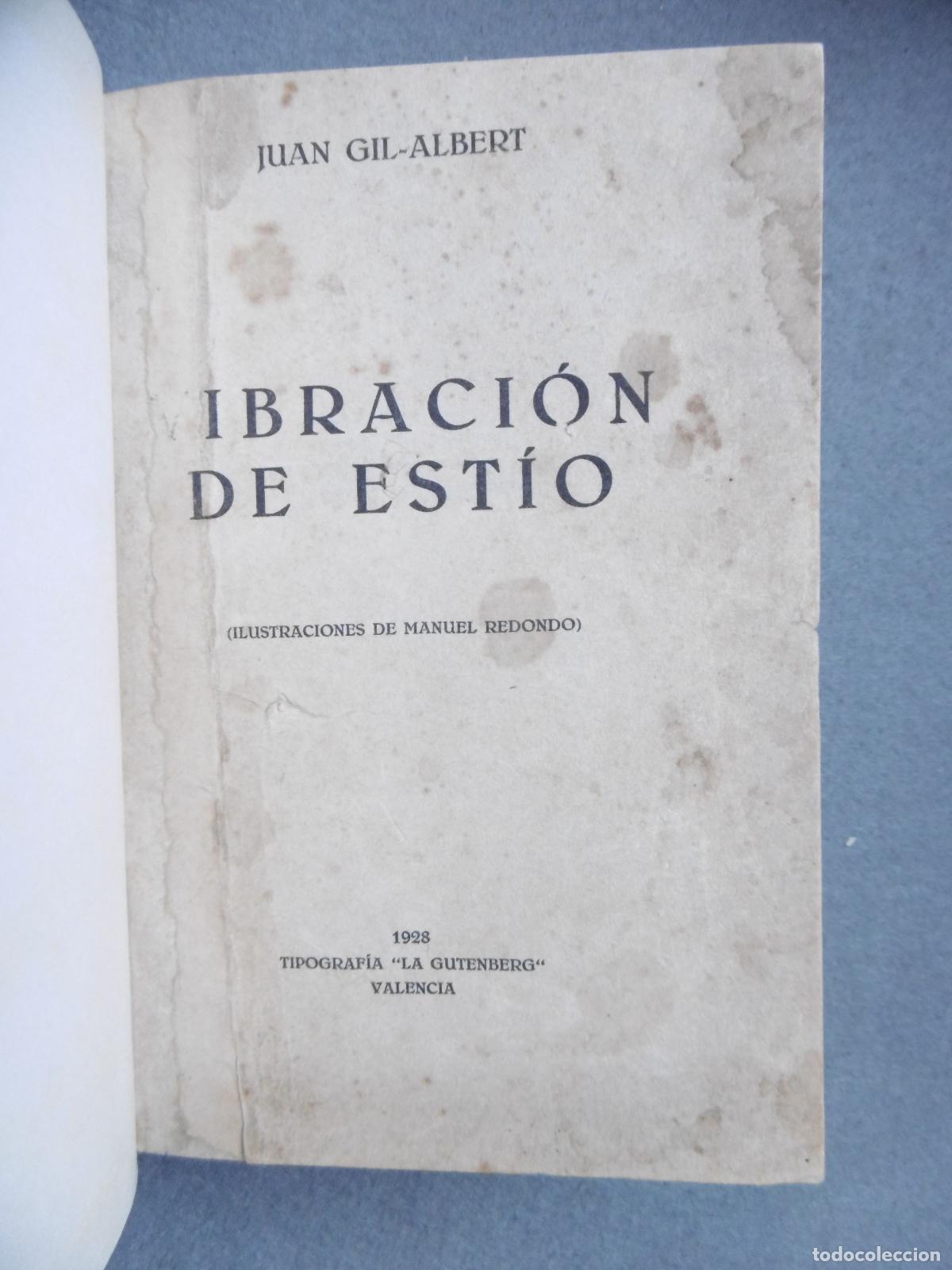 Libros: VIBRACI&Oacute;N DE EST&Iacute;O. 1&ordf; edici&oacute;n. - GIL ALBERT, JUAN. - Foto 15