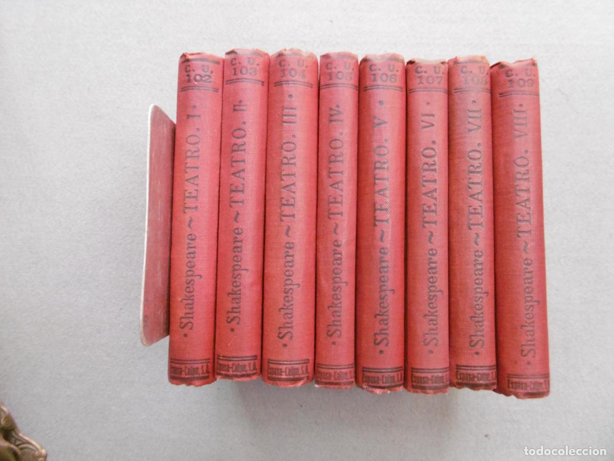 Libros: TEATRO. 16 tomos en 8 vol. - SHAKESPEARE, WILLIAM. - Foto 6