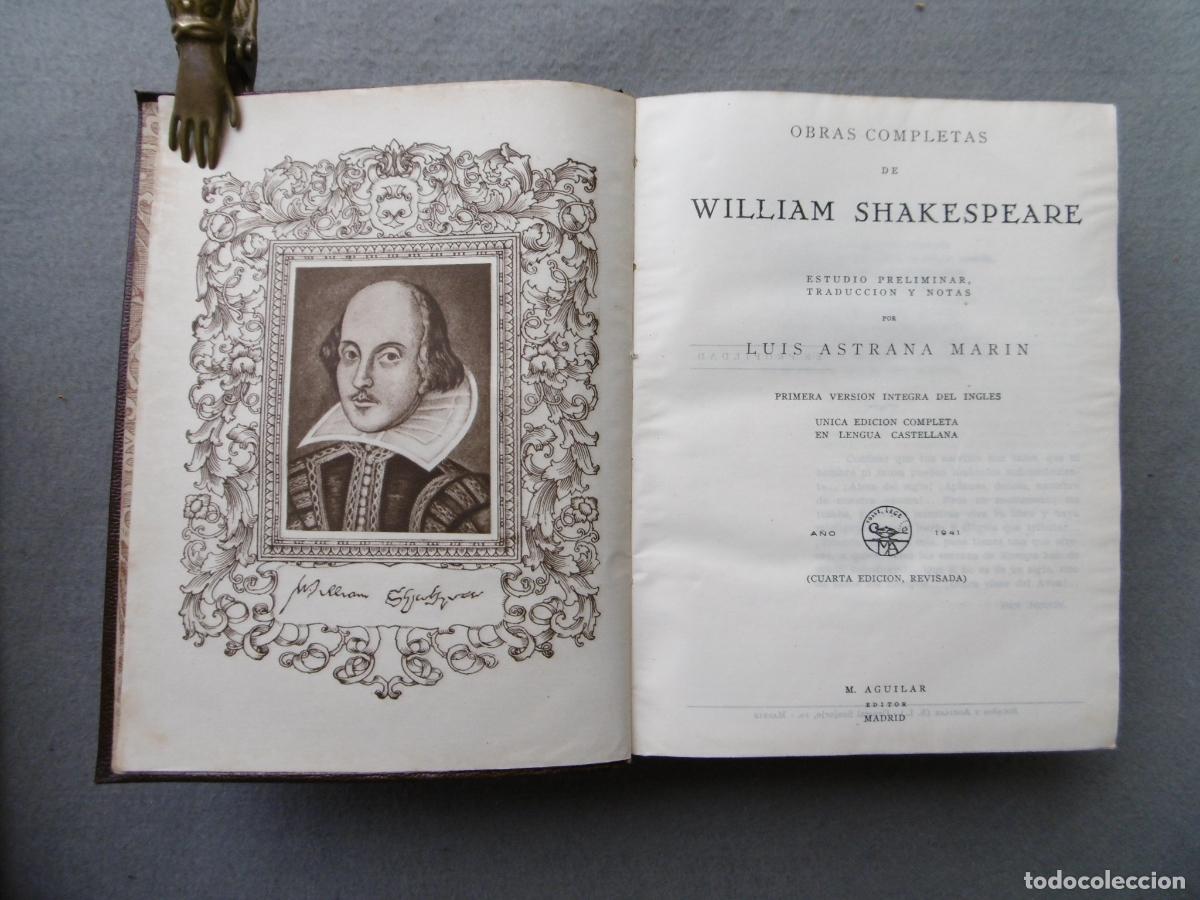 Libros: OBRAS COMPLETAS. - SHAKESPEARE, WILLIAM. - Foto 5