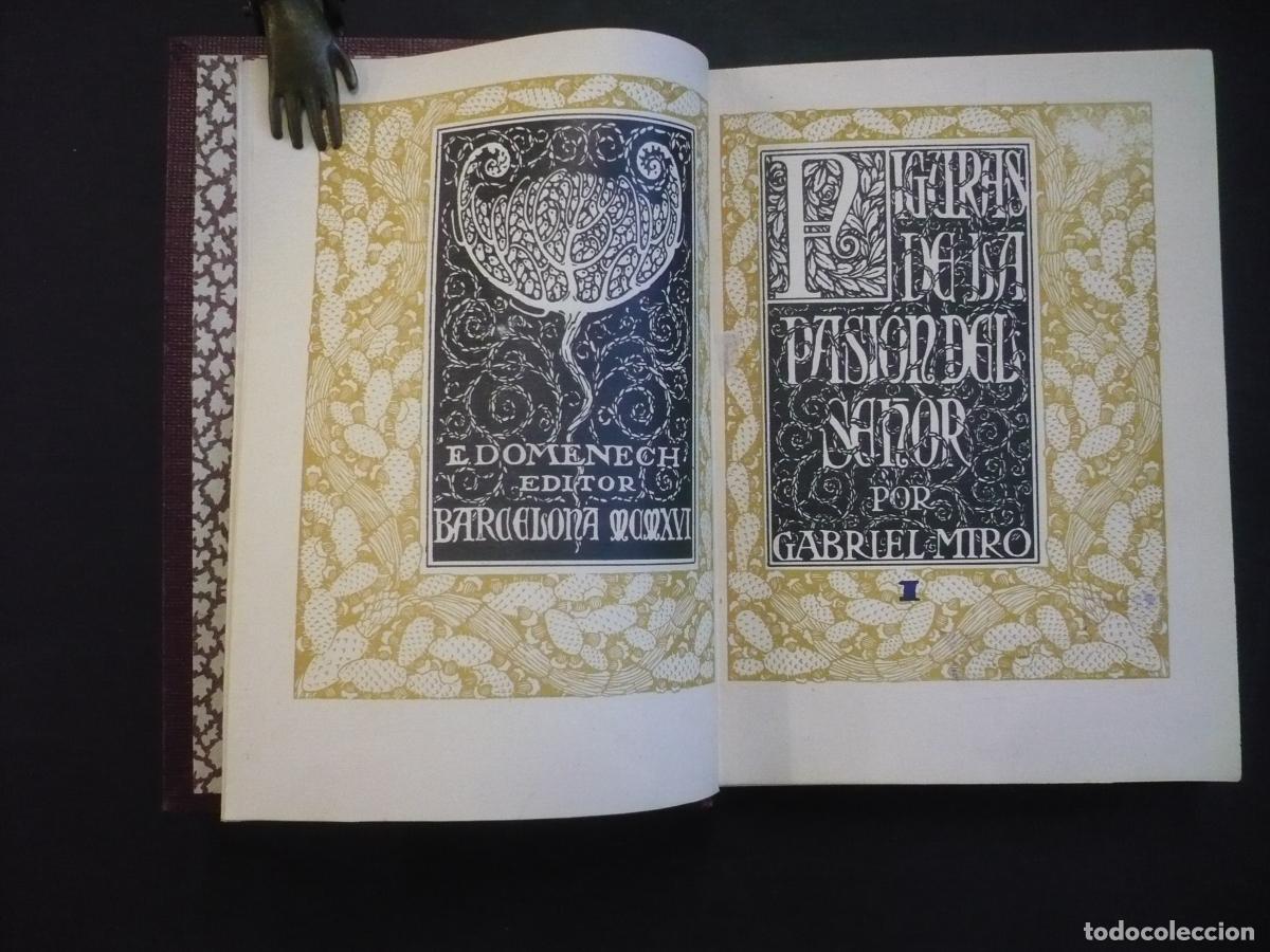 Libros: FIGURAS DE LA PASI&Oacute;N DEL SE&Ntilde;OR. 2 vol. - MIRO, GABRIEL. - Foto 3