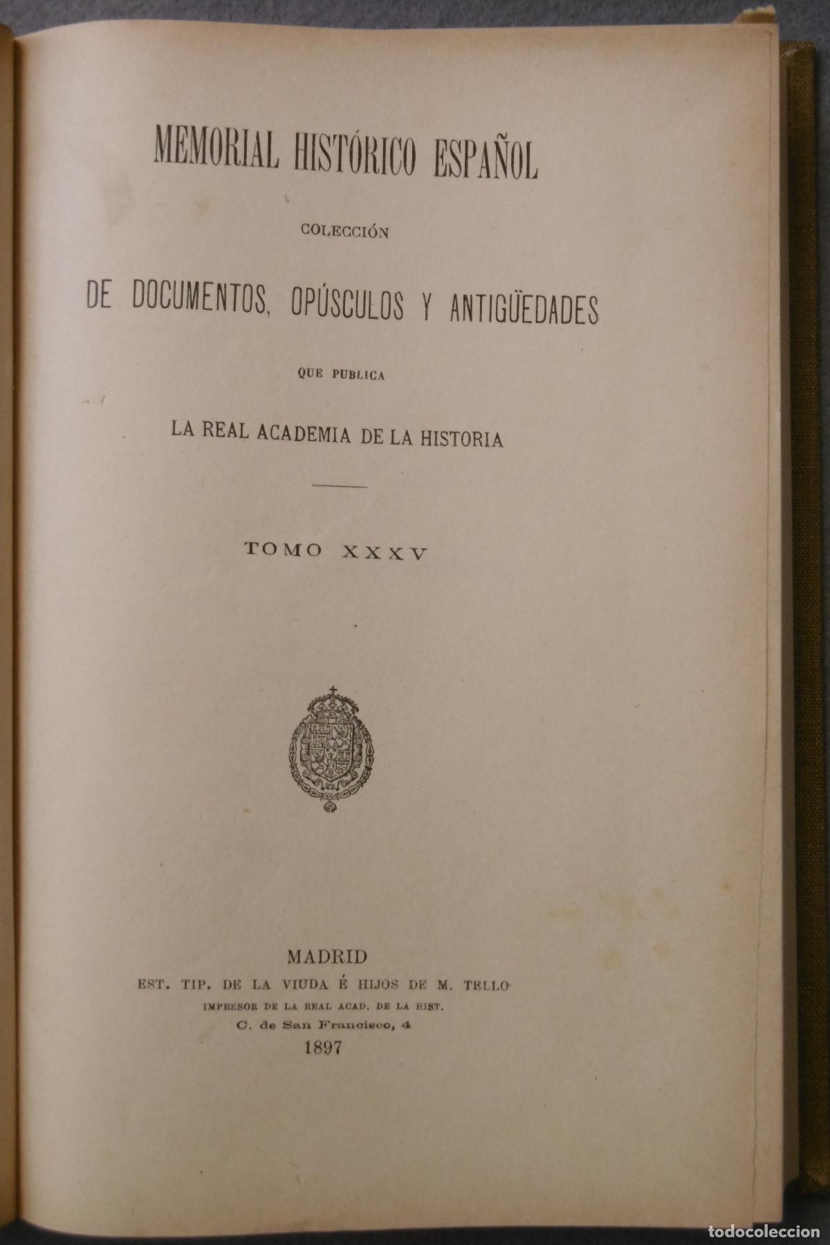 Libros: HISTORIA CR&Iacute;TICA Y DOCUMENTADA DE LAS COMUNIDADES DE CASTILLA. - DANVILA, MANUEL. - Foto 2