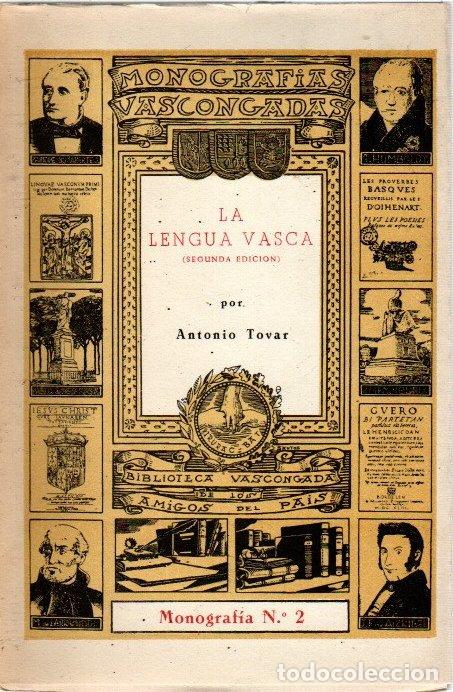 Libros: La lengua vasca - Tovar, Antonio - Foto 1