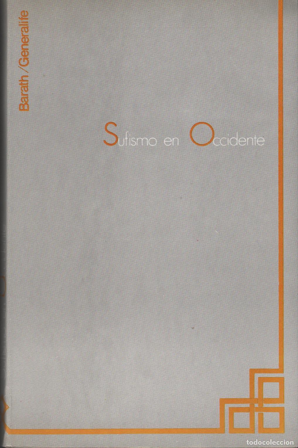 Libros: SUFISMO EN OCCIDENTE EDITORIAL: Editorial Barath - - Foto 1